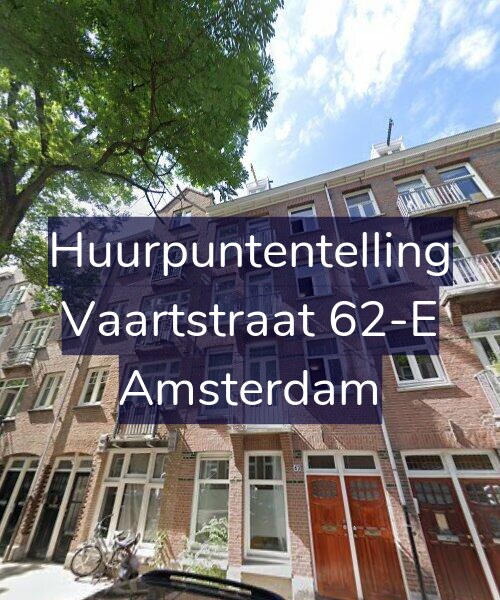 Foto gevel Huurpuntentelling voor Vaartstraat 62-E, Amsterdam