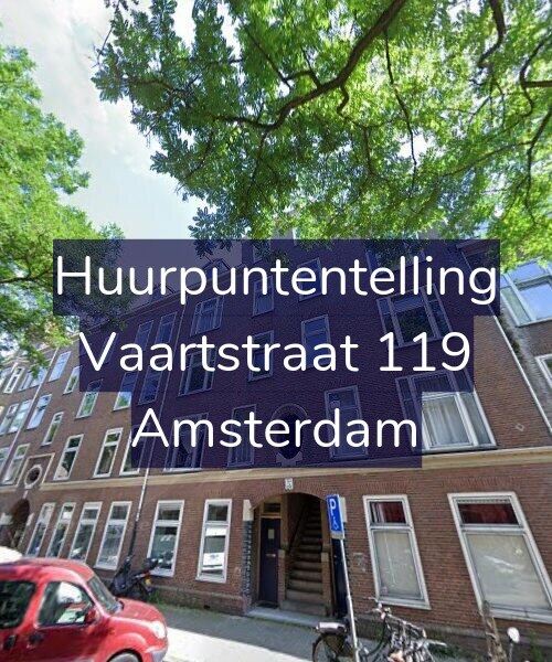 Foto gevel Huurpuntentelling voor Vaartstraat 119, Amsterdam