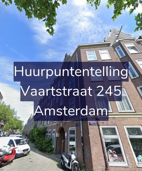 Foto gevel Huurpuntentelling voor Vaartstraat 245, Amsterdam