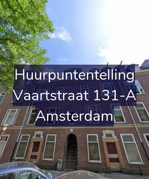 Foto gevel Huurpuntentelling voor Vaartstraat 131-A, Amsterdam