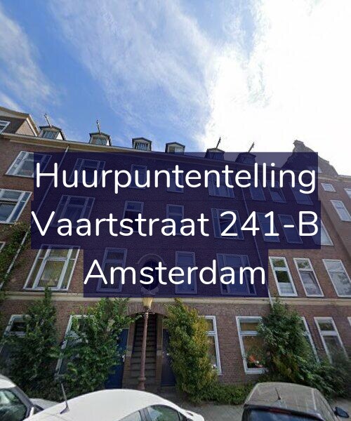 Foto gevel Huurpuntentelling voor Vaartstraat 241-B, Amsterdam
