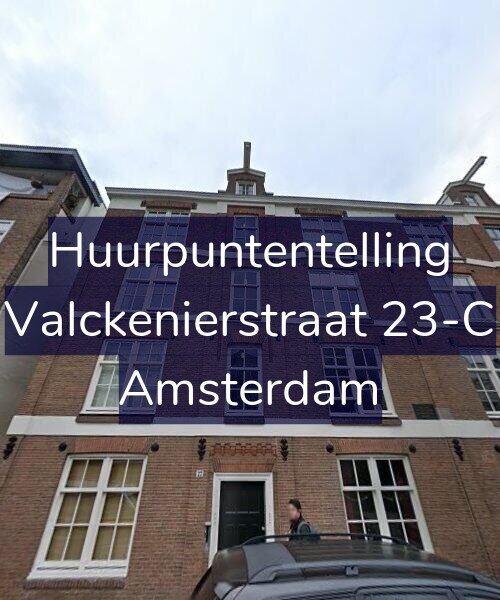 Foto gevel Huurpuntentelling voor Valckenierstraat 23-C, Amsterdam