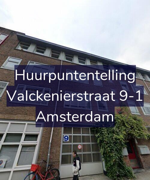 Foto gevel Huurpuntentelling voor Valckenierstraat 9-1, Amsterdam