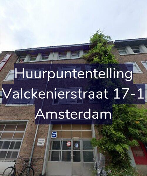 Foto gevel Huurpuntentelling voor Valckenierstraat 17-1, Amsterdam
