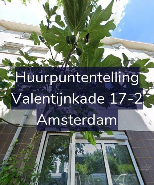 Foto gevel Huurpuntentelling voor Valentijnkade 17-2, Amsterdam