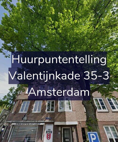 Foto gevel Huurpuntentelling voor Valentijnkade 35-3, Amsterdam