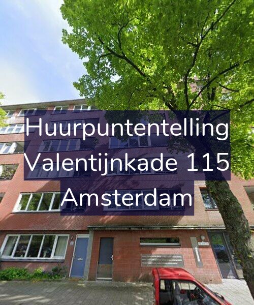 Foto gevel Huurpuntentelling voor Valentijnkade 115, Amsterdam