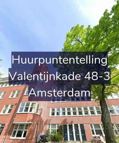 Foto gevel Huurpuntentelling voor Valentijnkade 48-3, Amsterdam