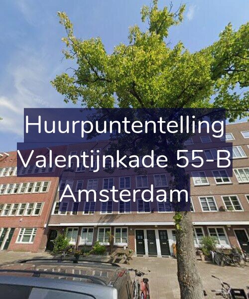 Foto gevel Huurpuntentelling voor Valentijnkade 55-B, Amsterdam