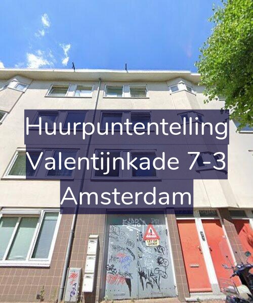 Foto gevel Huurpuntentelling voor Valentijnkade 7-3, Amsterdam