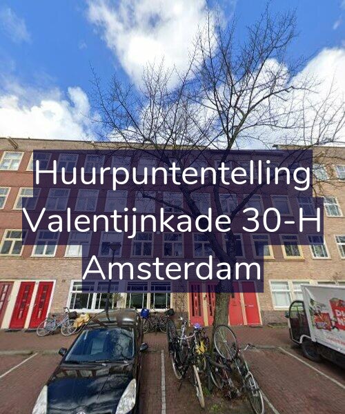Foto gevel Huurpuntentelling voor Valentijnkade 30-H, Amsterdam