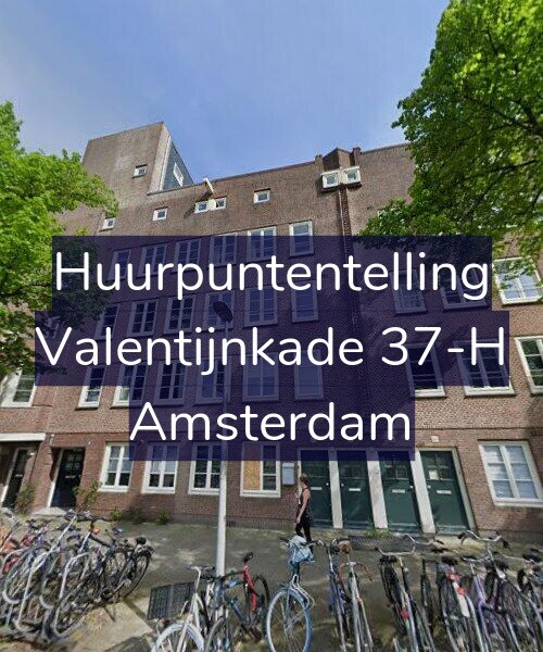 Foto gevel Huurpuntentelling voor Valentijnkade 37-H, Amsterdam
