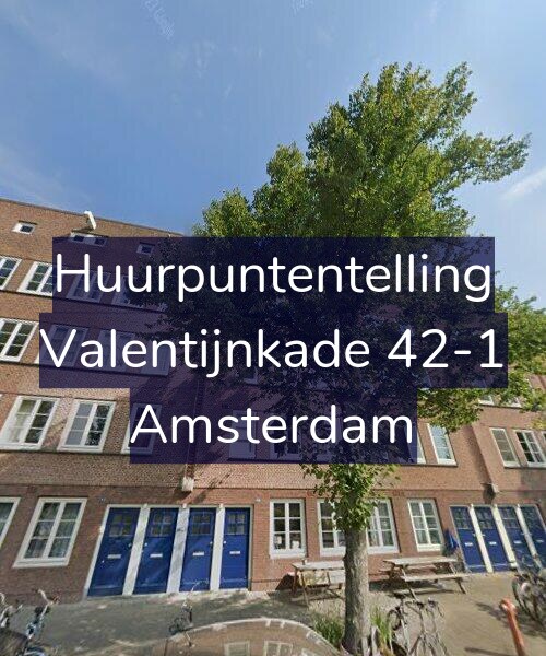 Foto gevel Huurpuntentelling voor Valentijnkade 42-1, Amsterdam