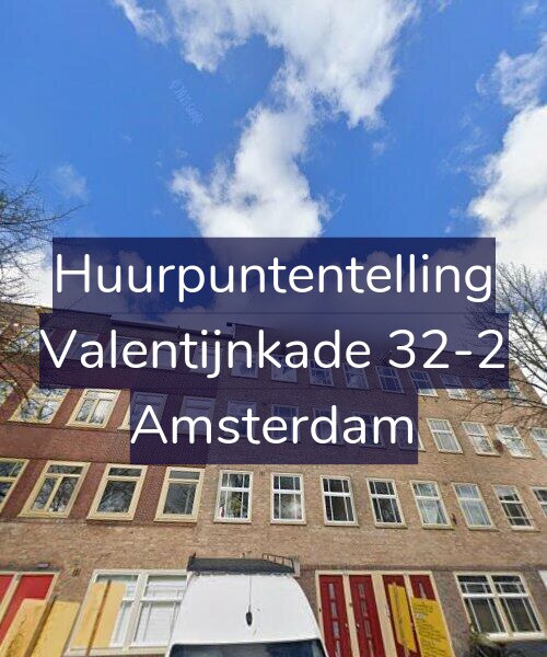 Foto gevel Huurpuntentelling voor Valentijnkade 32-2, Amsterdam