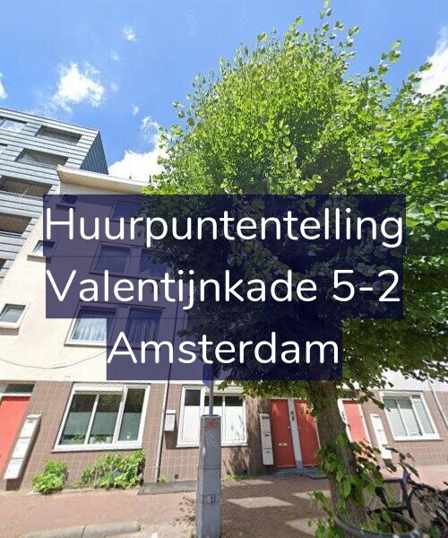 Foto gevel Huurpuntentelling voor Valentijnkade 5-2, Amsterdam