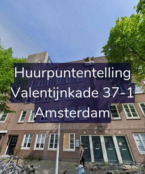 Foto gevel Huurpuntentelling voor Valentijnkade 37-1, Amsterdam
