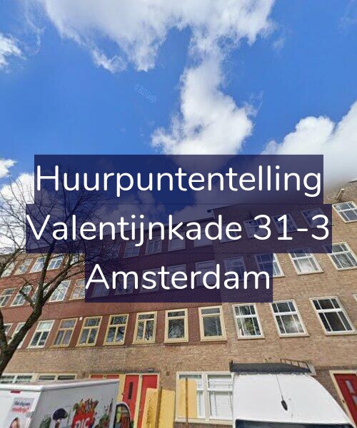 Foto gevel Huurpuntentelling voor Valentijnkade 31-3, Amsterdam