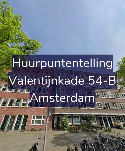 Foto gevel Huurpuntentelling voor Valentijnkade 54-B, Amsterdam