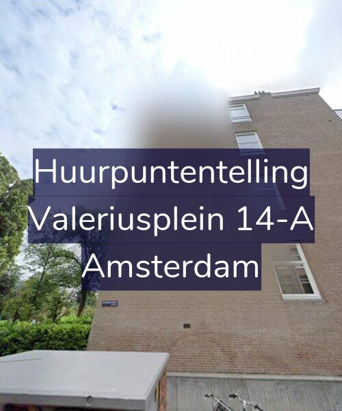 Foto gevel Huurpuntentelling voor Valeriusplein 14-A, Amsterdam