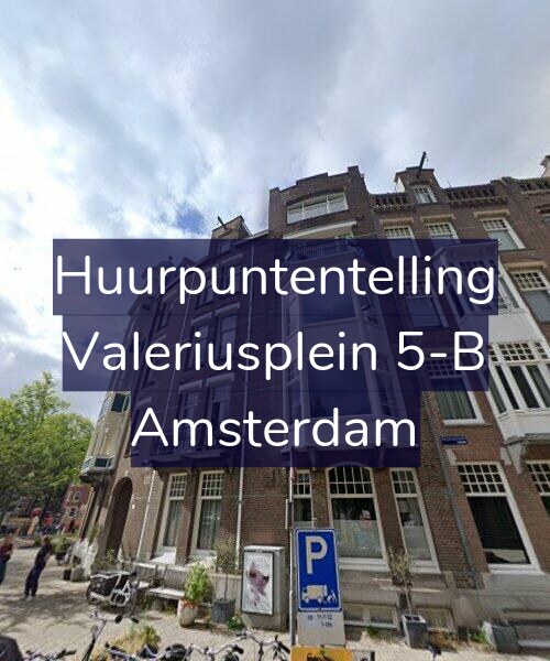 Foto gevel Huurpuntentelling voor Valeriusplein 5-B, Amsterdam