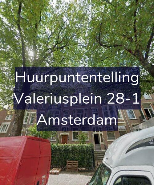 Foto gevel Huurpuntentelling voor Valeriusplein 28-1, Amsterdam