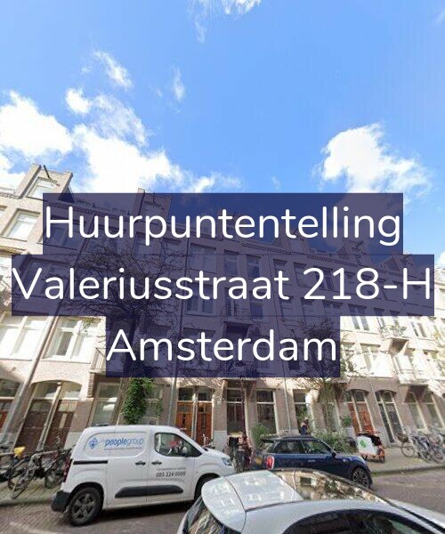 Foto gevel Huurpuntentelling voor Valeriusstraat 218-H, Amsterdam