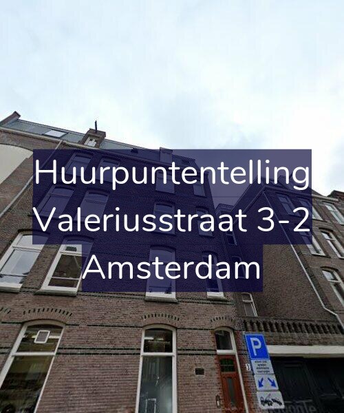 Foto gevel Huurpuntentelling voor Valeriusstraat 3-2, Amsterdam