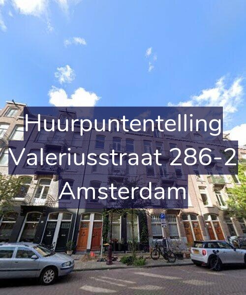 Foto gevel Huurpuntentelling voor Valeriusstraat 286-2, Amsterdam