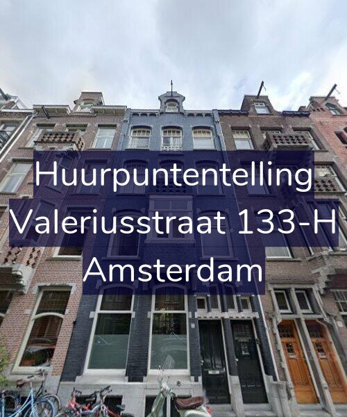 Foto gevel Huurpuntentelling voor Valeriusstraat 133-H, Amsterdam