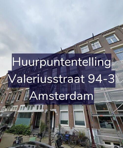 Foto gevel Huurpuntentelling voor Valeriusstraat 94-3, Amsterdam