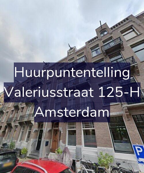 Foto gevel Huurpuntentelling voor Valeriusstraat 125-H, Amsterdam