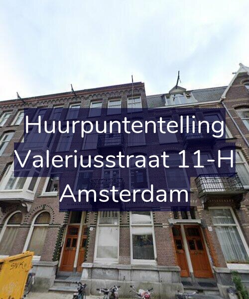 Foto gevel Huurpuntentelling voor Valeriusstraat 11-H, Amsterdam