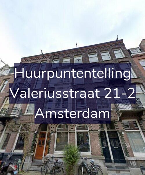 Foto gevel Huurpuntentelling voor Valeriusstraat 21-2, Amsterdam