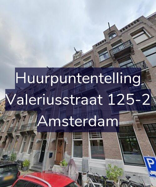 Foto gevel Huurpuntentelling voor Valeriusstraat 125-2, Amsterdam
