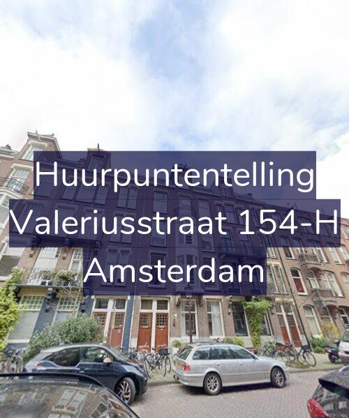 Foto gevel Huurpuntentelling voor Valeriusstraat 154-H, Amsterdam