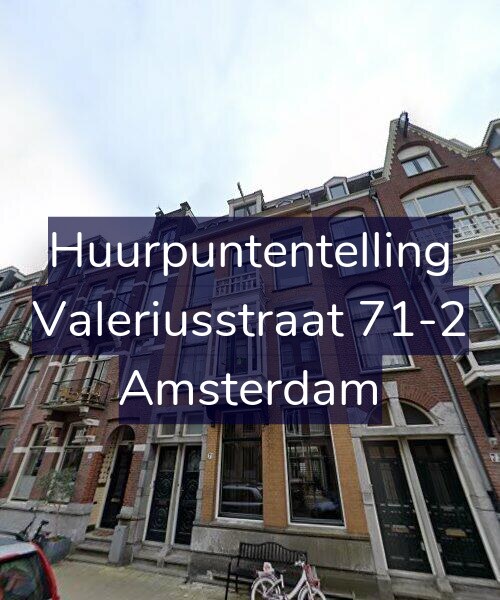 Foto gevel Huurpuntentelling voor Valeriusstraat 71-2, Amsterdam
