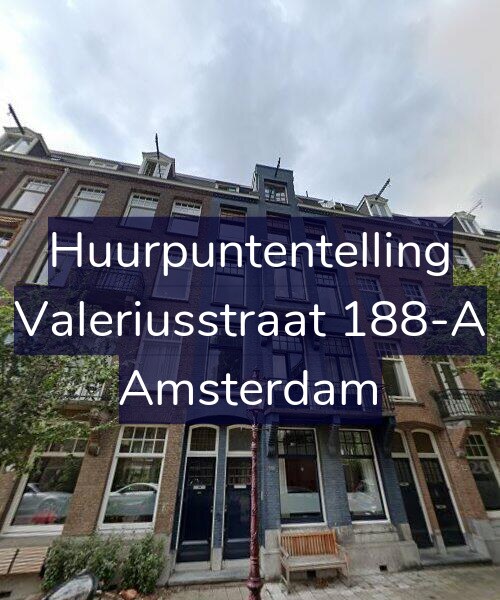 Foto gevel Huurpuntentelling voor Valeriusstraat 188-A, Amsterdam