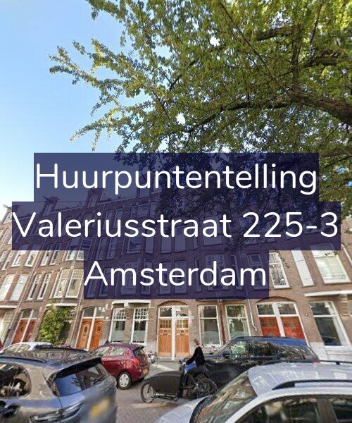 Foto gevel Huurpuntentelling voor Valeriusstraat 225-3, Amsterdam