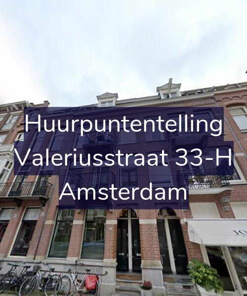 Foto gevel Huurpuntentelling voor Valeriusstraat 33-H, Amsterdam