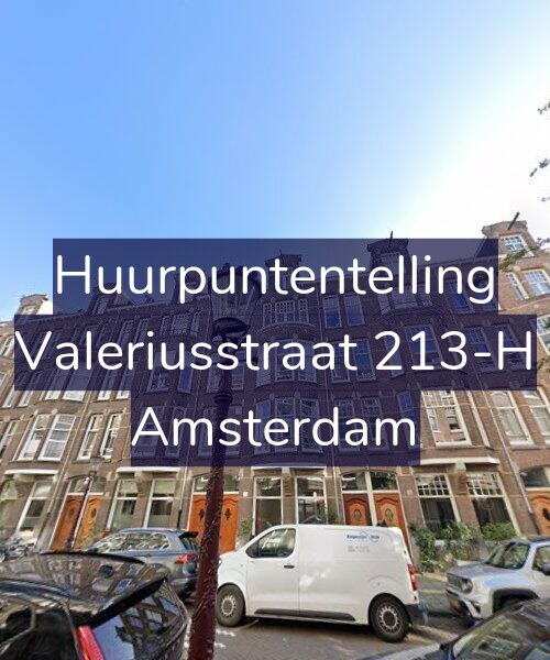 Foto gevel Huurpuntentelling voor Valeriusstraat 213-H, Amsterdam
