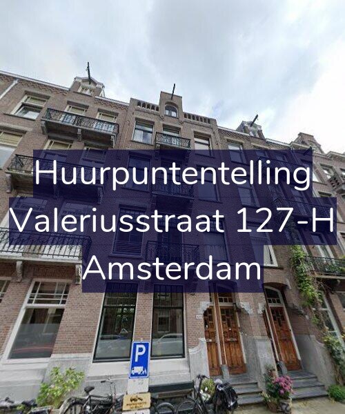 Foto gevel Huurpuntentelling voor Valeriusstraat 127-H, Amsterdam