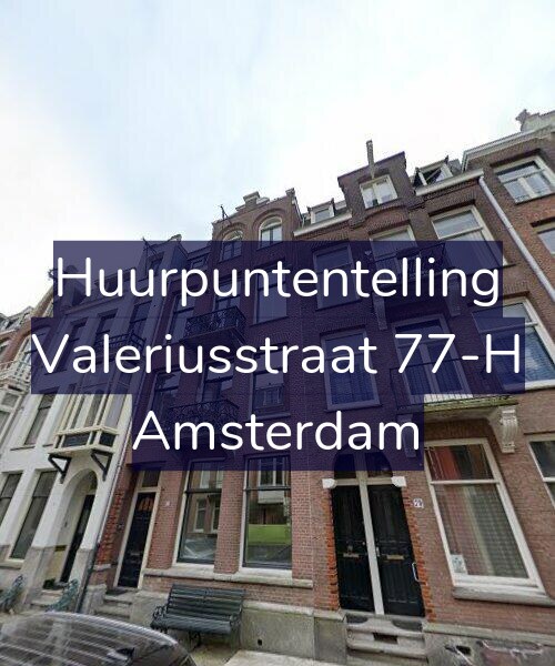Foto gevel Huurpuntentelling voor Valeriusstraat 77-H, Amsterdam