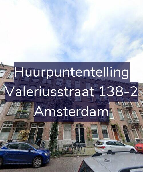 Foto gevel Huurpuntentelling voor Valeriusstraat 138-2, Amsterdam