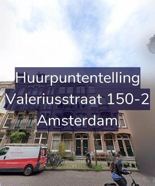 Foto gevel Huurpuntentelling voor Valeriusstraat 150-2, Amsterdam
