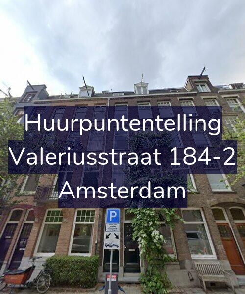 Foto gevel Huurpuntentelling voor Valeriusstraat 184-2, Amsterdam