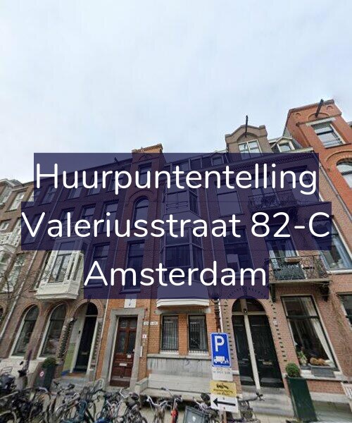 Foto gevel Huurpuntentelling voor Valeriusstraat 82-C, Amsterdam