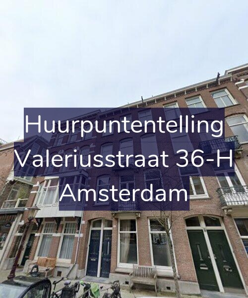 Foto gevel Huurpuntentelling voor Valeriusstraat 36-H, Amsterdam