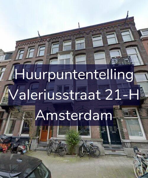 Foto gevel Huurpuntentelling voor Valeriusstraat 21-H, Amsterdam