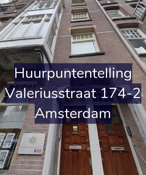 Foto gevel Huurpuntentelling voor Valeriusstraat 174-2, Amsterdam