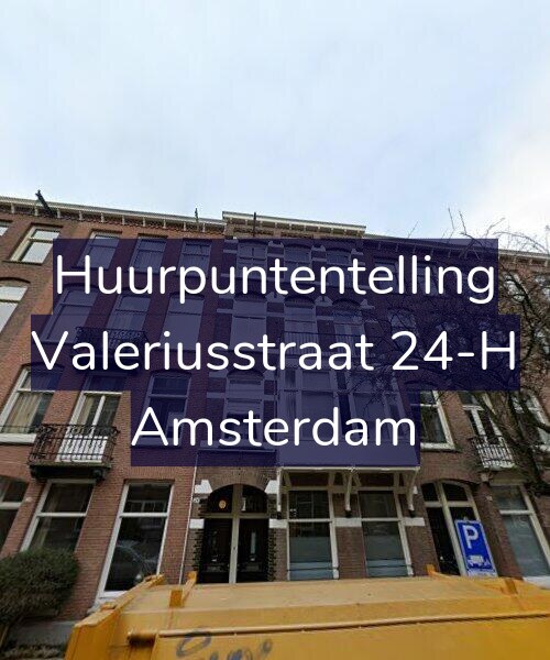 Foto gevel Huurpuntentelling voor Valeriusstraat 24-H, Amsterdam